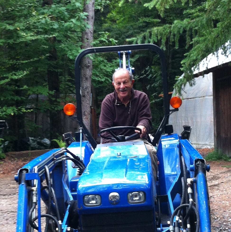Ed on tractor